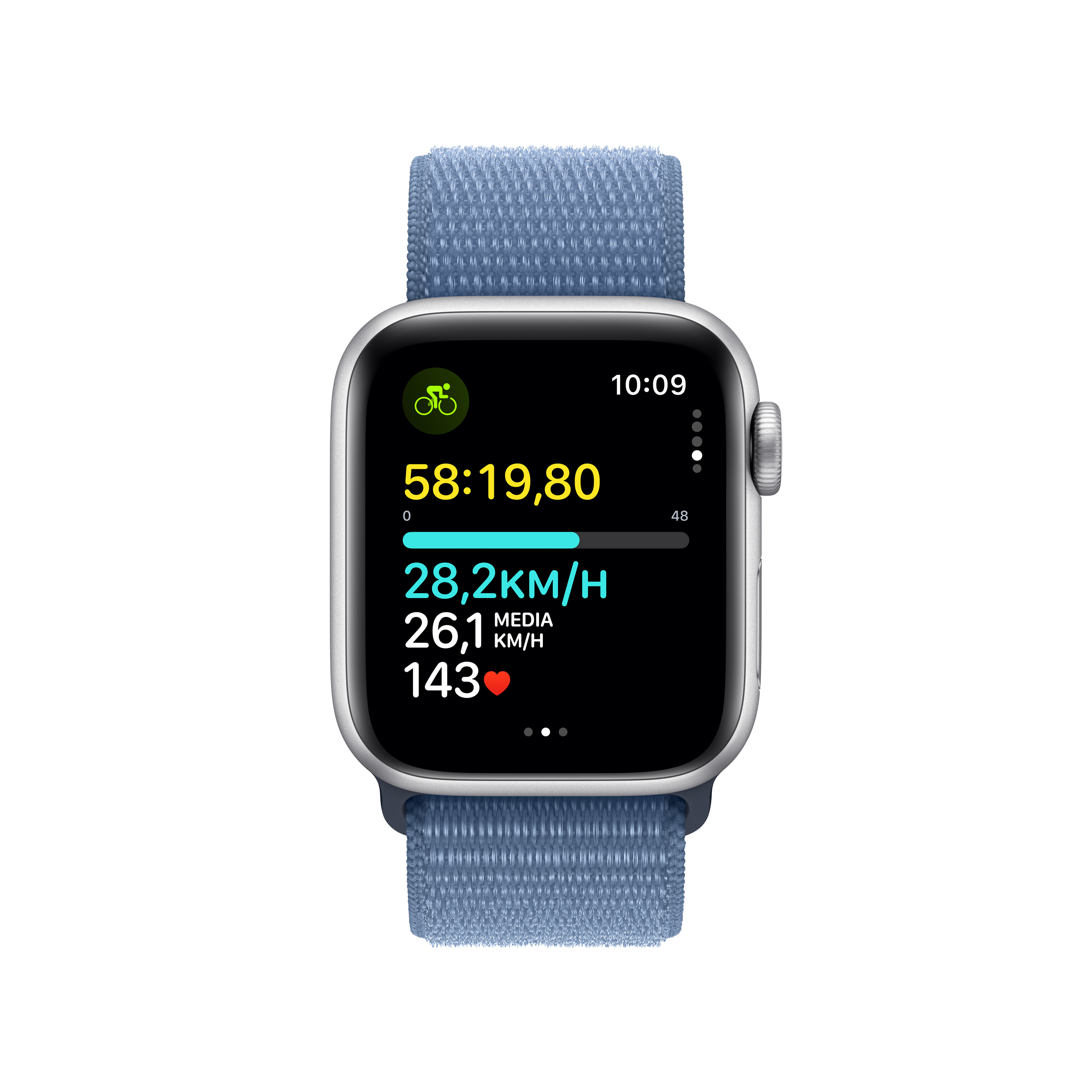 Apple Watch SE OLED 40 mm Digitaal 324 x 394 Pixels Touchscreen Zilver Wifi GPS