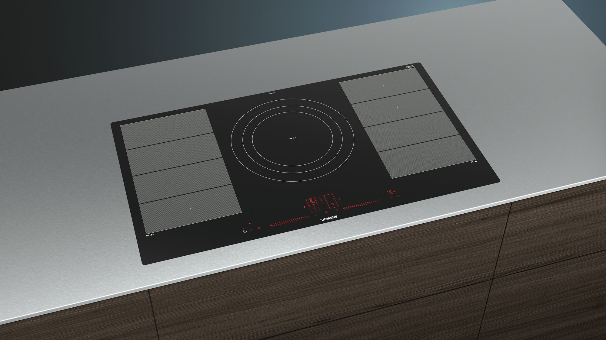 Inductiekookplaat SIEMENS EX901LVV1E / 90cm / Flex-induction
