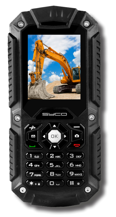 Syco RP-201 5,08 cm (2") 135 g Noir Téléphone numérique