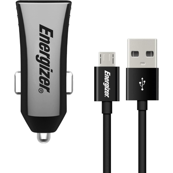 ENERGIZER Car Charger MICRO-USB cable 3.4A 1.8M