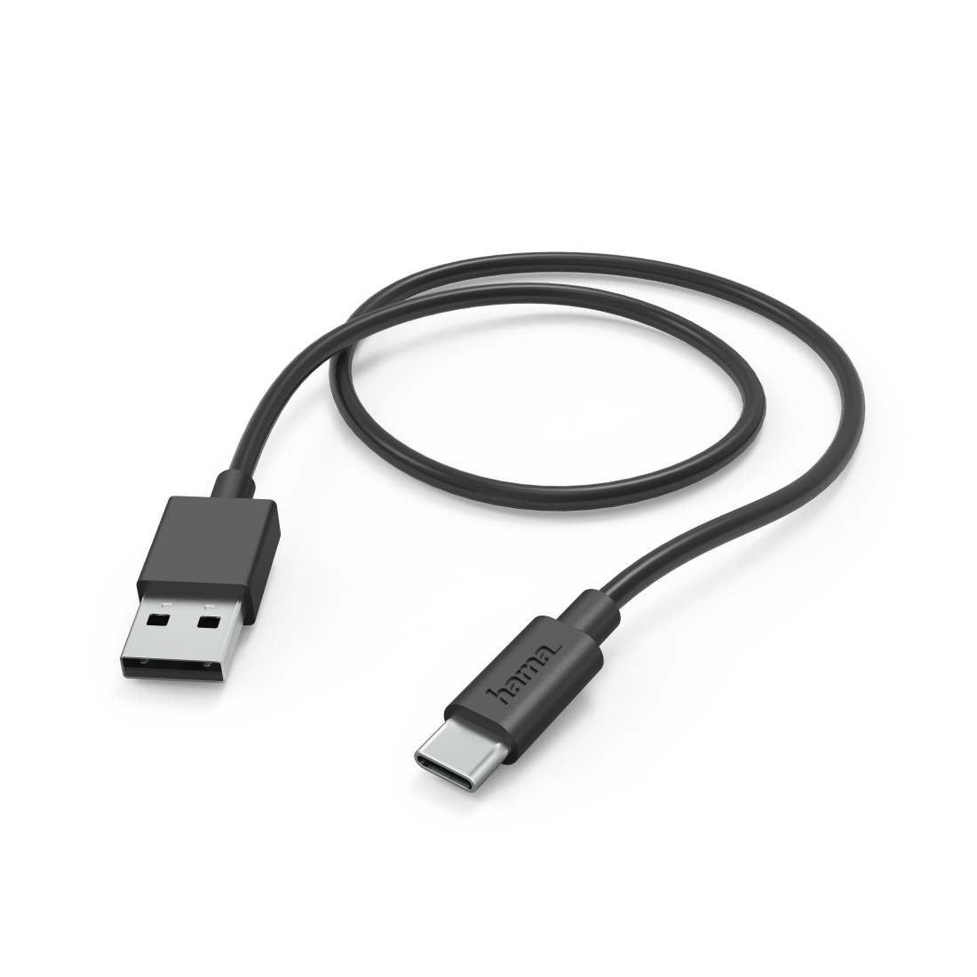 Hama Câble de charge, USB-A - USB-C, 1 m, noir