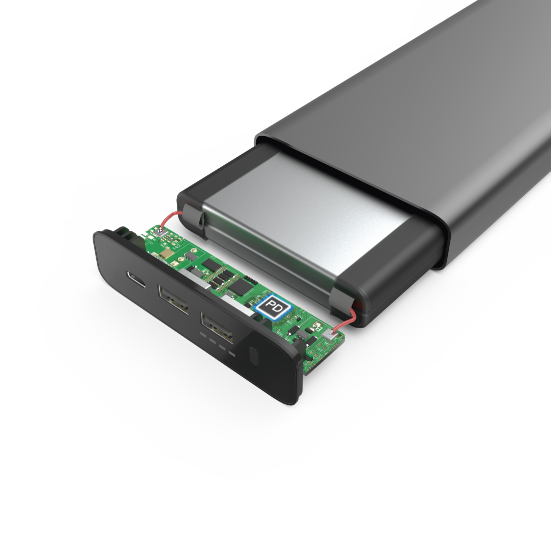 Hama 00200012 banque d'alimentation électrique Lithium-Ion (Li-Ion) 26800 mAh Anthracite