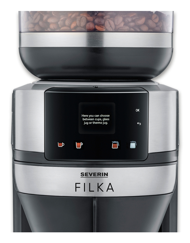 Volautom. Filterkoffiezetapparaat Severin FILKA KA 4852