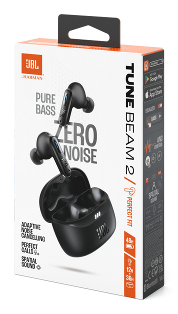 Oordopjes JBL Tune Beam 2 zwart