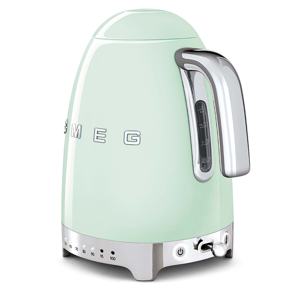 Smeg bouilloire 1,7 vert d'eau KLF04PGEU