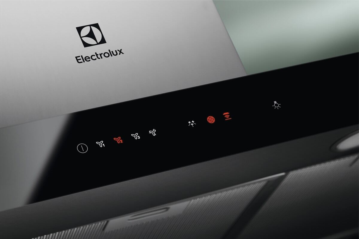 Electrolux LFT769X Muurmontage Zwart, Roestvrijstaal 615 m³/uur