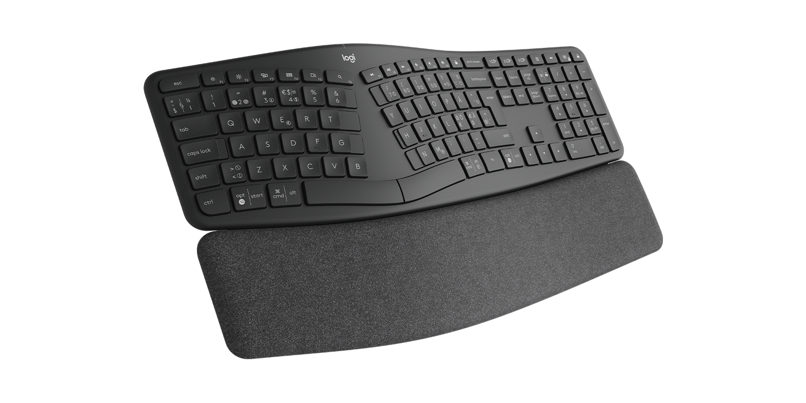 Keyboard Logitech Ergonomisch K860azerty graphite