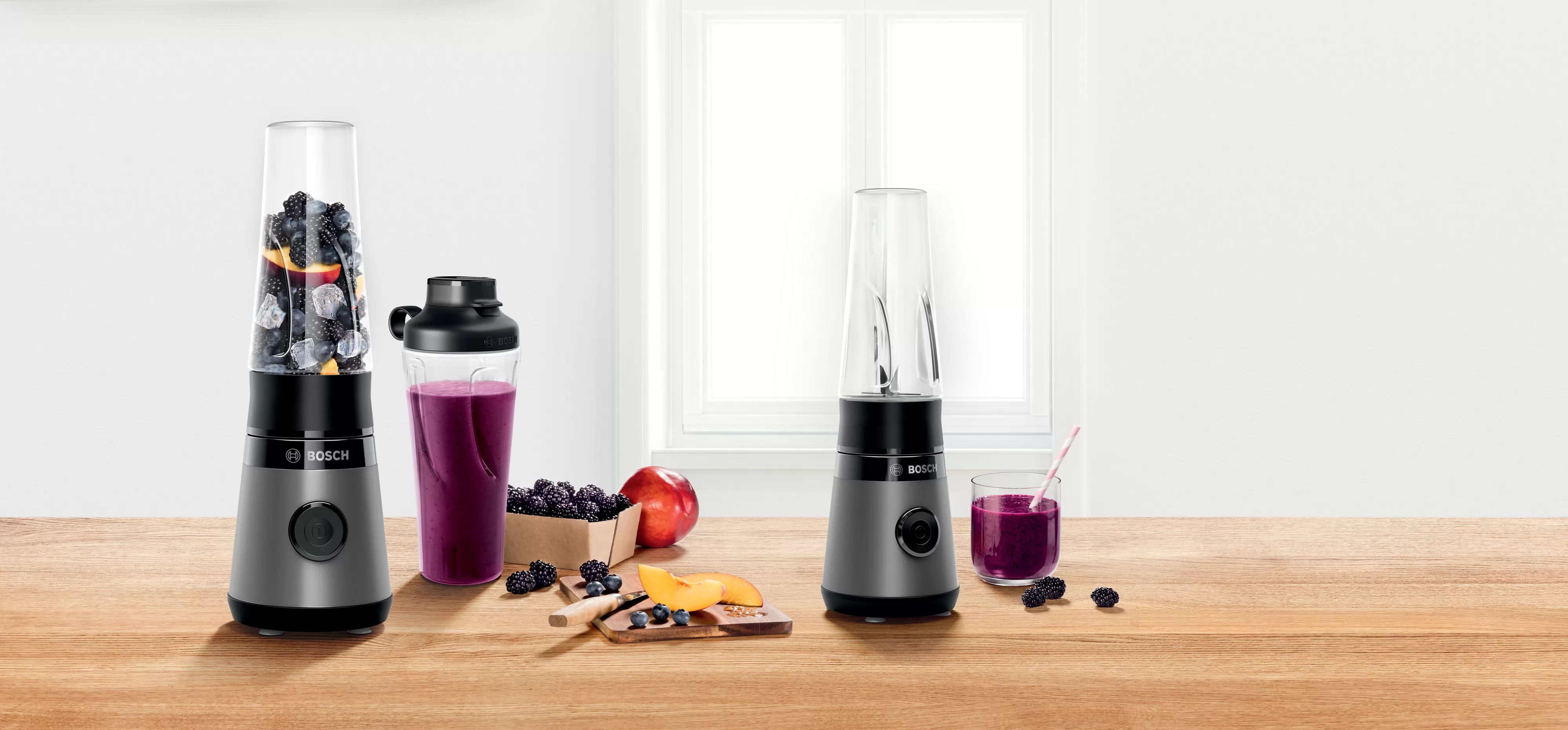 Personal Blender BOSCH MMB2111S VitaPower 450W Zilver