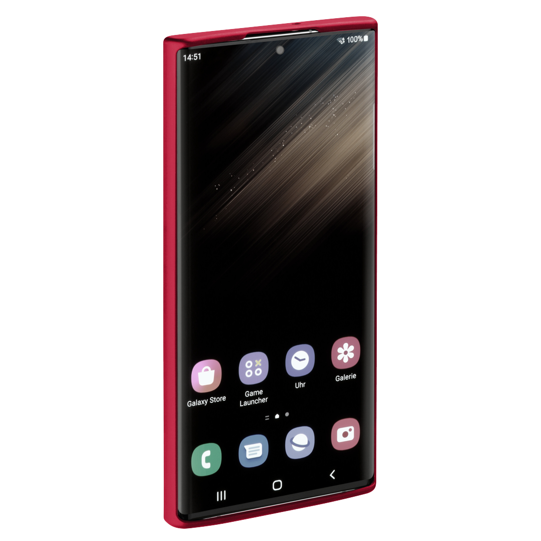 Hama Coque de protection Finest Feel pour Samsung Galaxy S23 Ultra 5G, rouge
