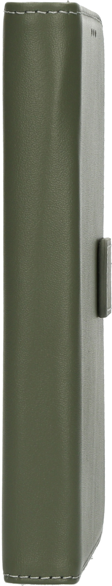 Mobiparts Leather 2 in1 Wallet Case iPhone 15 Pro Max Green