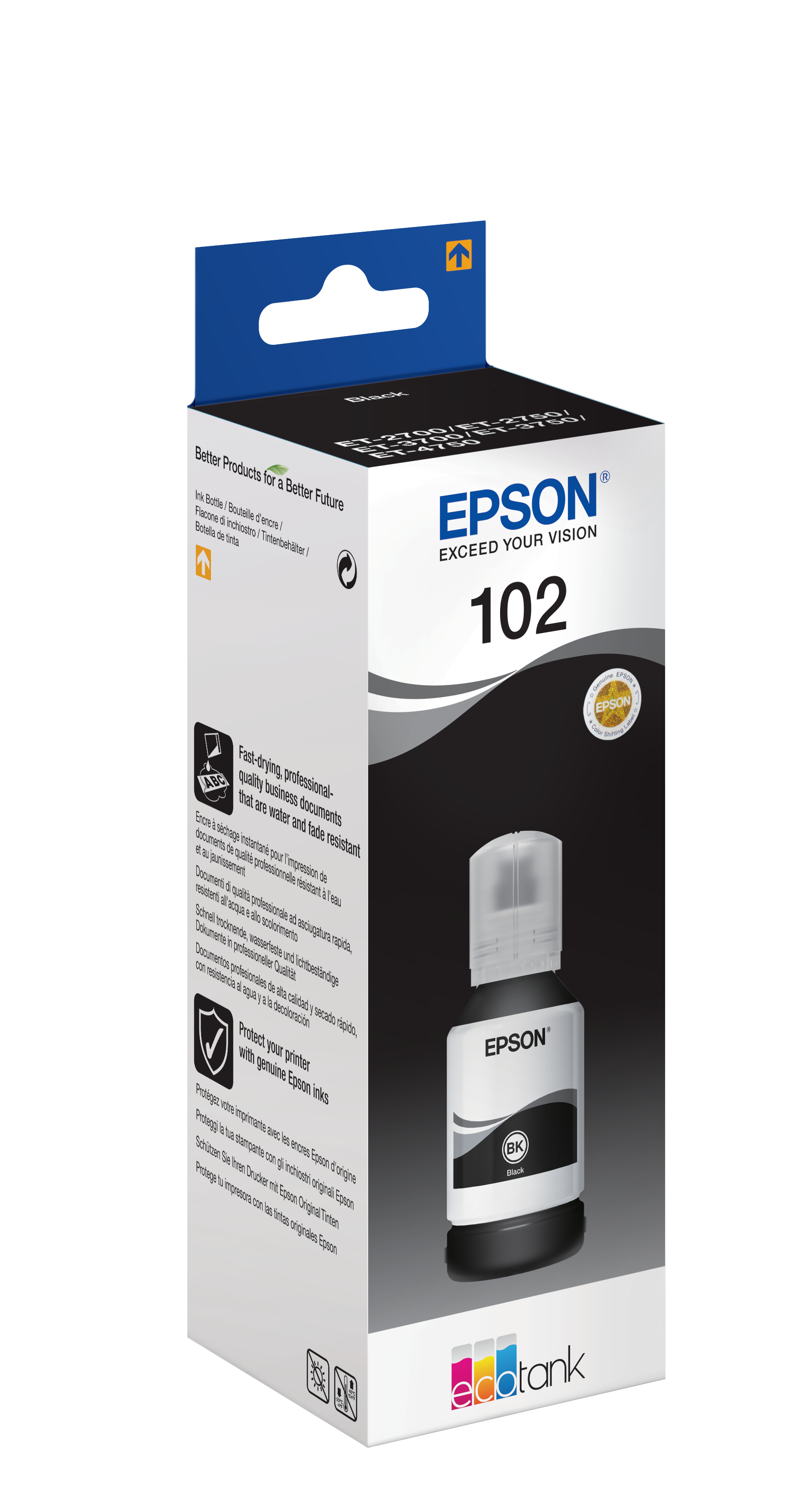 Fles EPSON 102 EcoTank Black