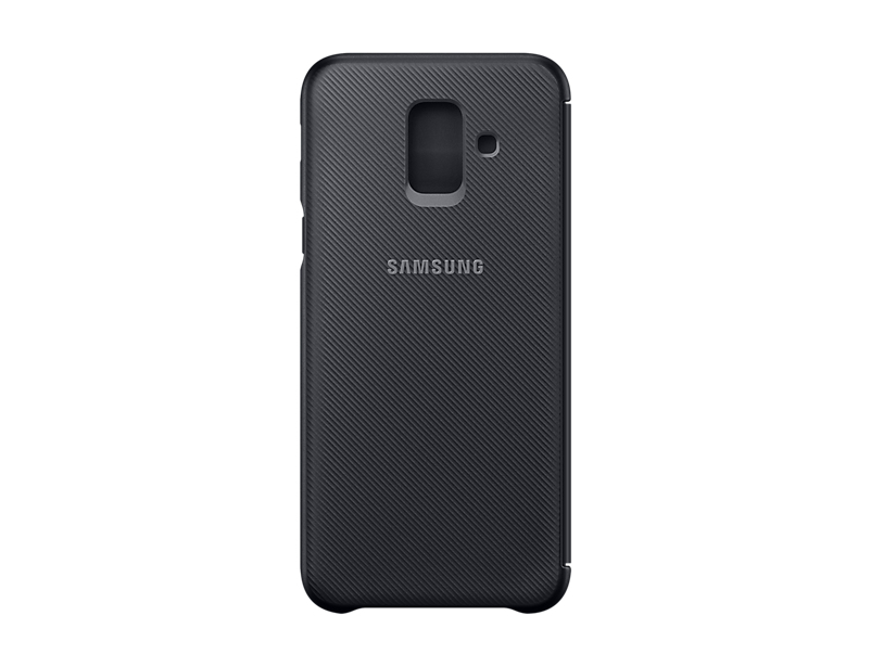 Sac (TEL) Samsung Samsung A6 2017 Wallet Cover Black