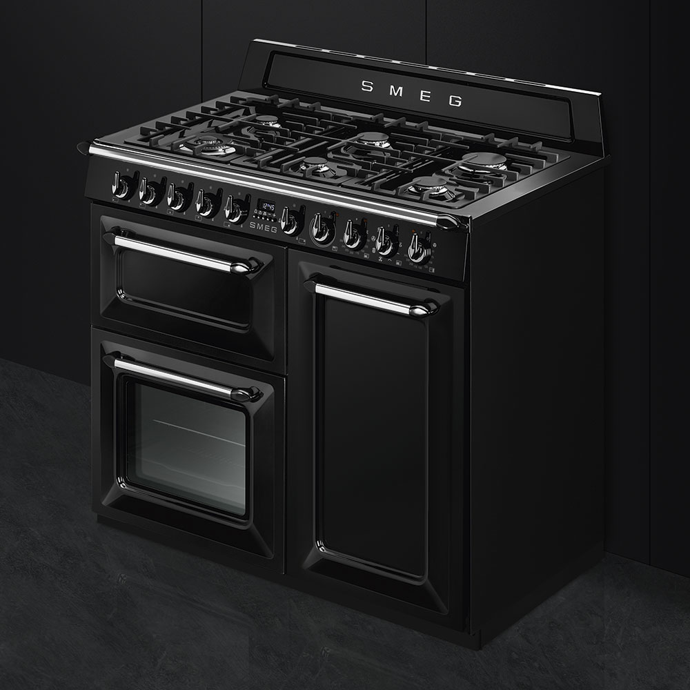 Smeg TR103BL four et cuisinière Electrique Gaz Noir A