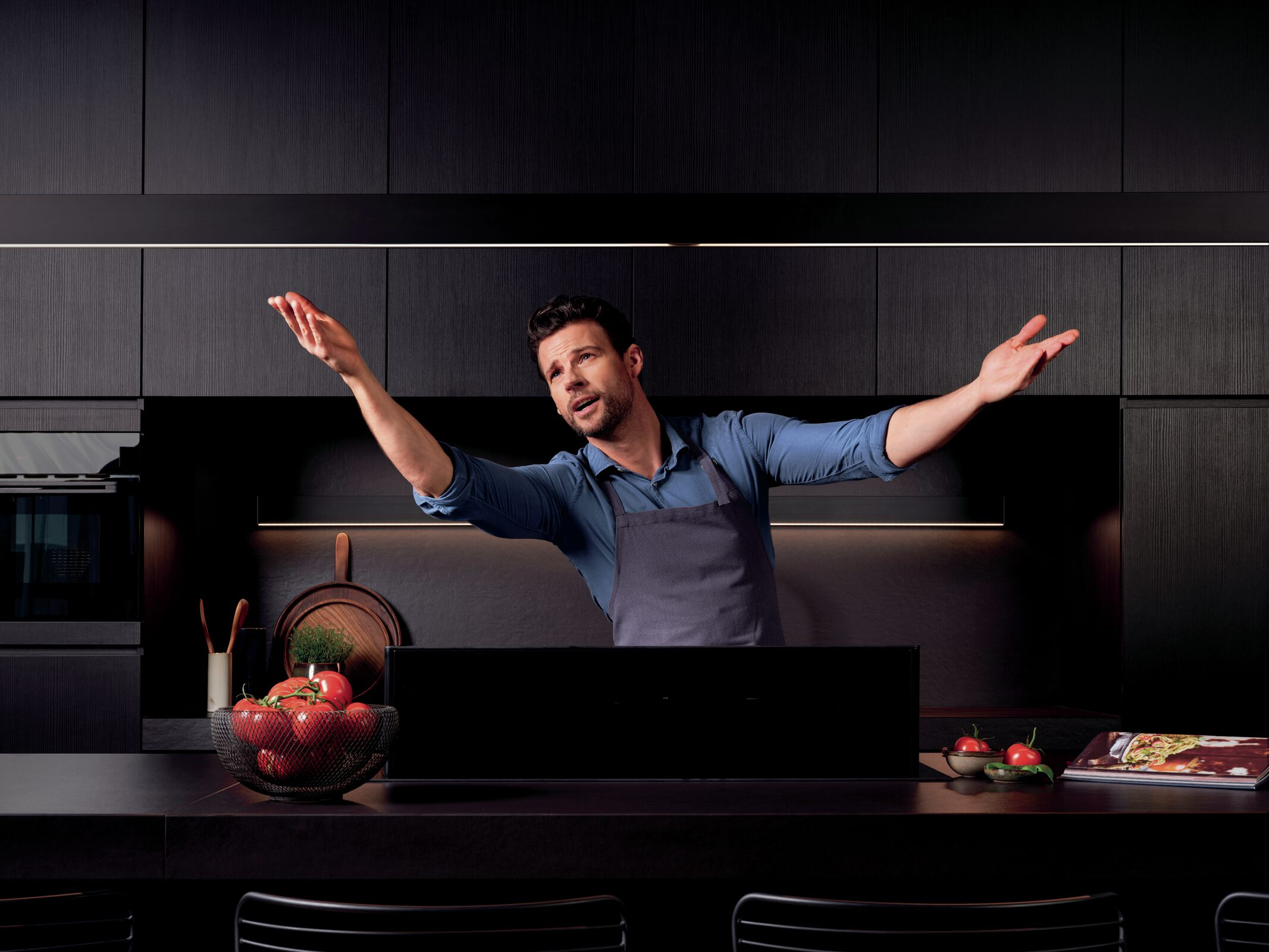 Novy Pendant Mineral Black 275cm