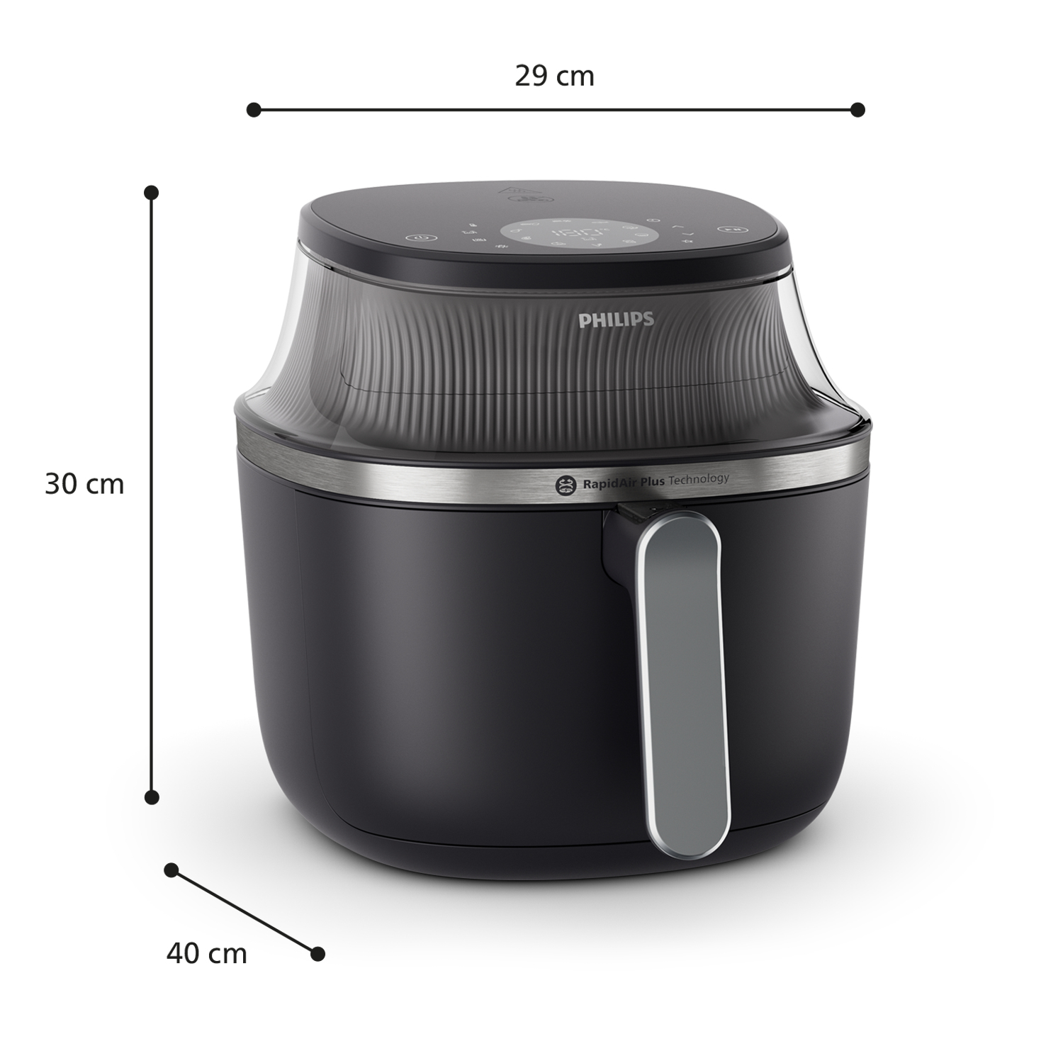 Heteluchtfriteuse PHILIPS NA322/00 - 4.2L / met kijkvenster