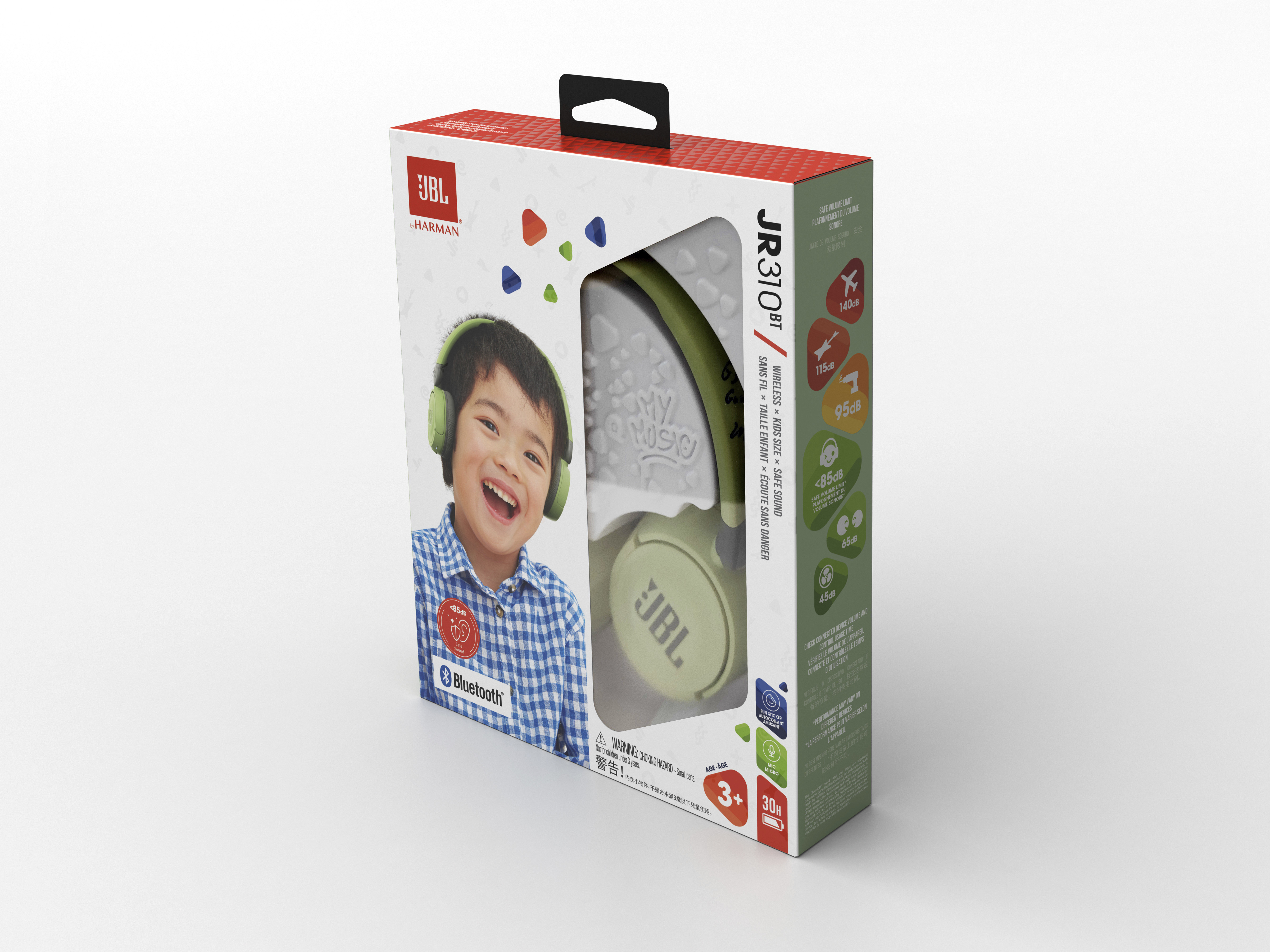JBL headphone kids jr 310 bt green