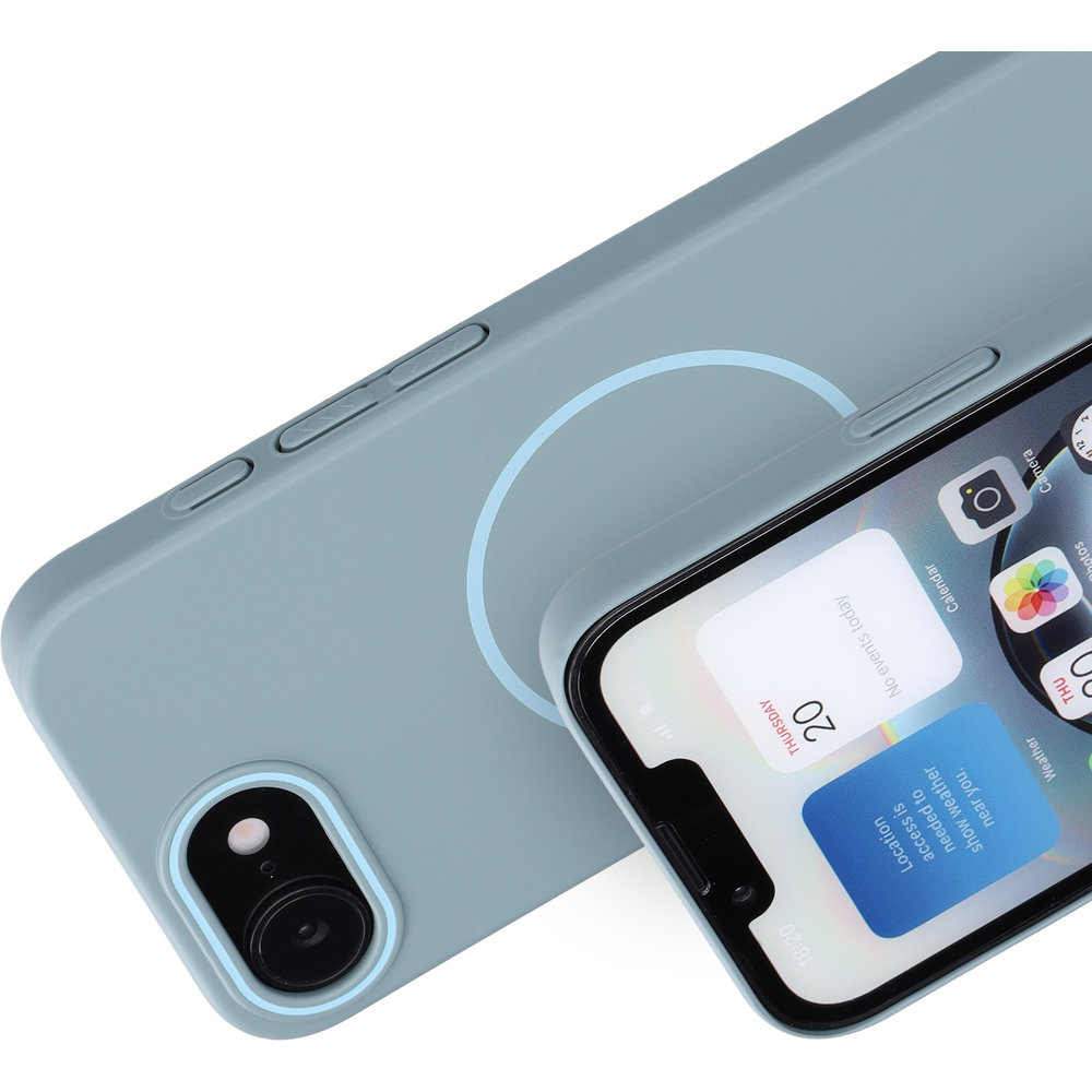 Mobiparts Slim Line Case Apple iPhone 17e/16e (MagSafe) Sage Green