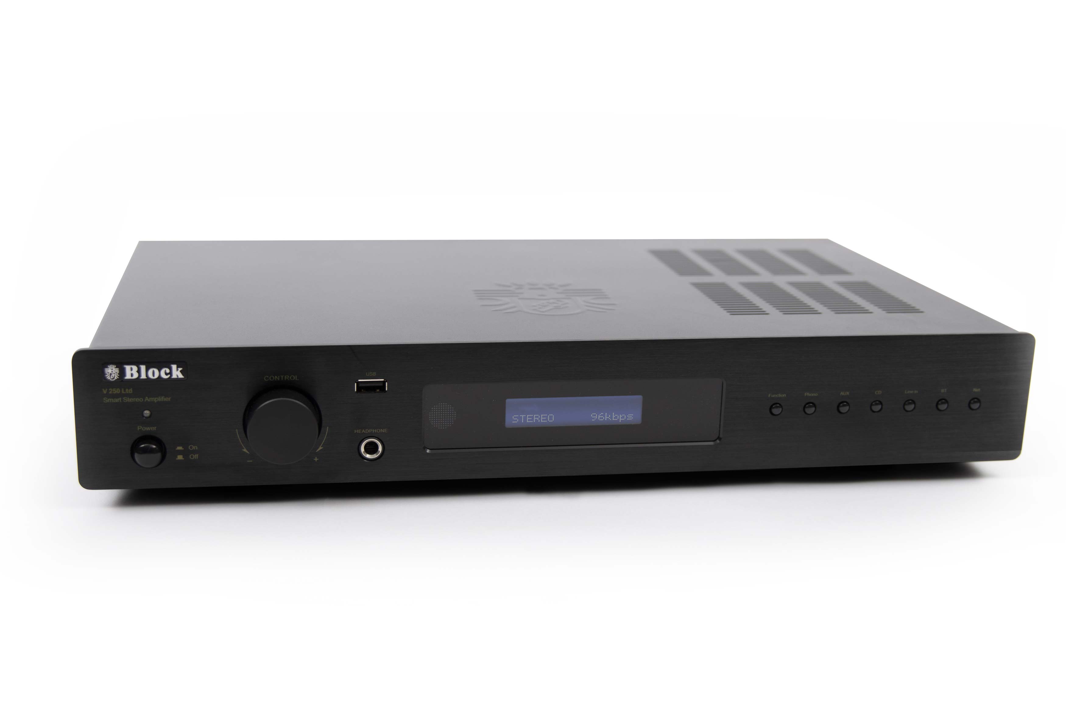 Receiver BLOCK V-250 LTD zwart