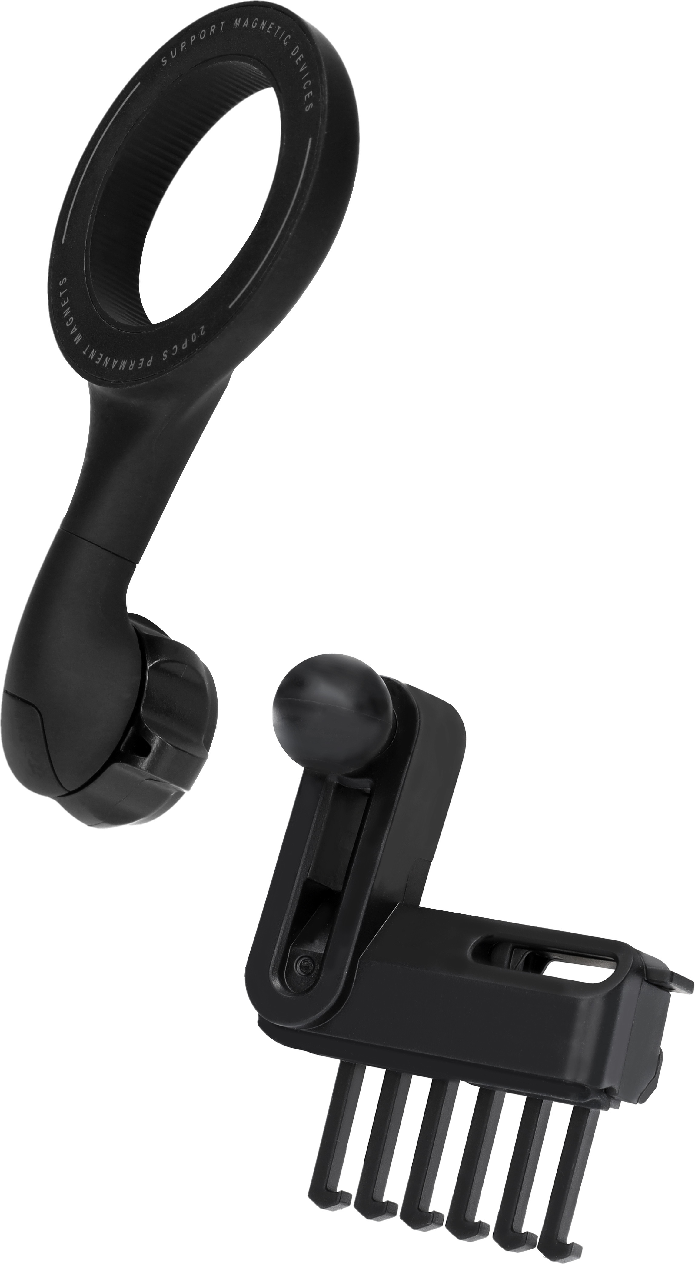 Mobiparts Magnetic Air Vent Holder for Tesla Black