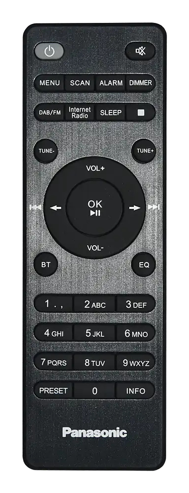 Internetradio PANASONIC RF-D40EG-K zwart