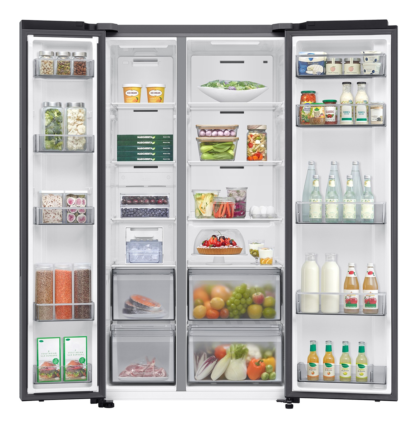 Samsung side by side RS70F65QETEF