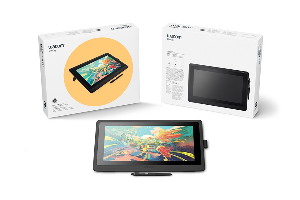 Wacom Cintiq 16 grafische tablet Zwart 5080 lpi 344,16 x 193,59 mm