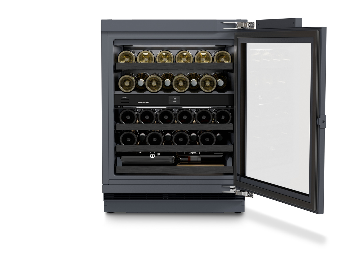 Liebherr UWpri 3662 Vinidor Selection Thermo-elektrische wijnkoeler Onderbouw Zwart 32 fles(sen)