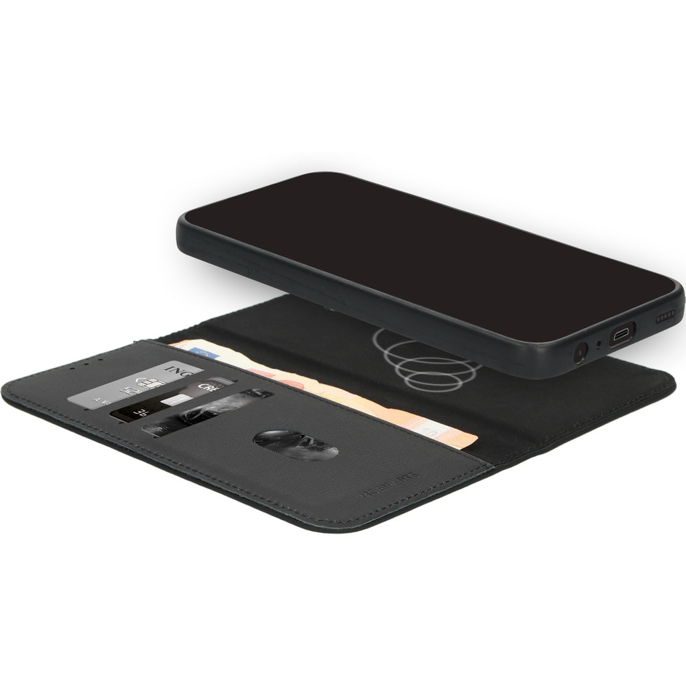 Mobiparts Leather 2 in 1 Apple iPhone 17 Wallet Case Black