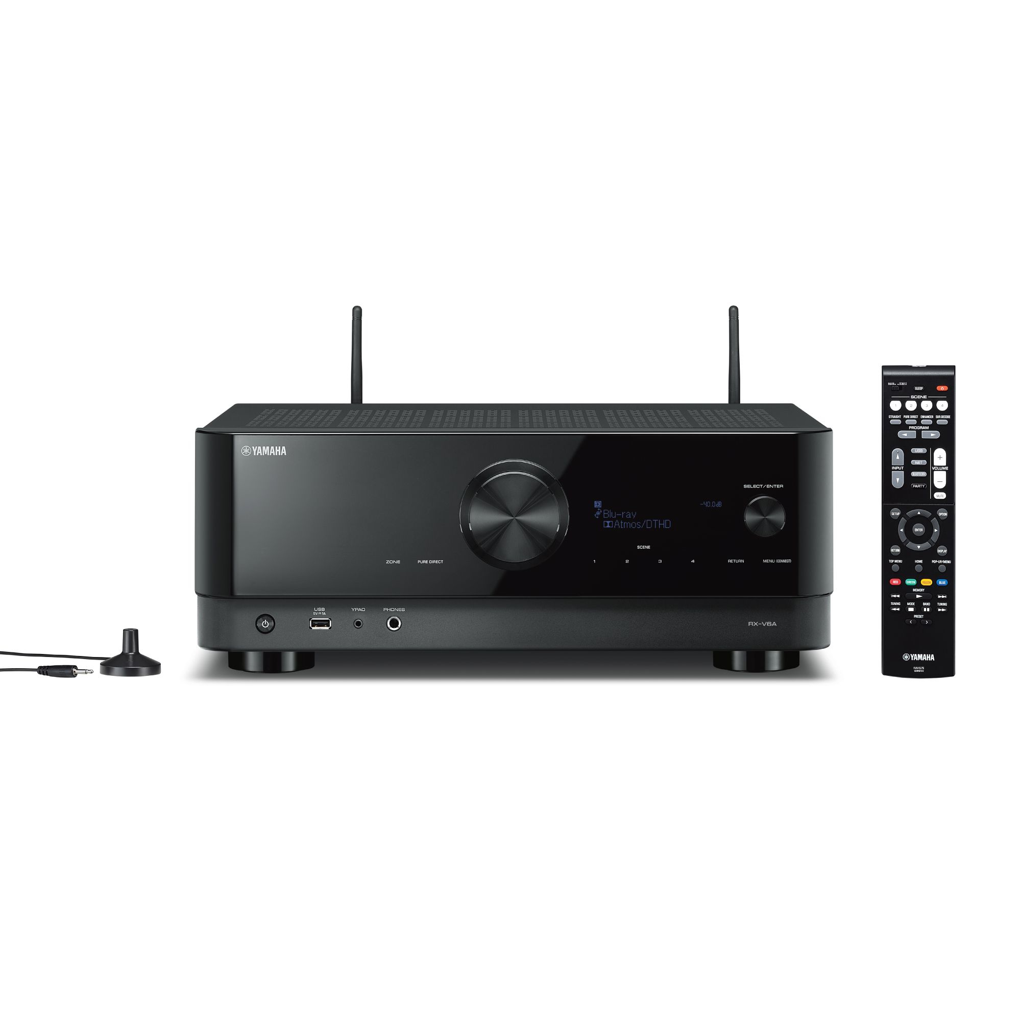 AV Receiver Yamaha RX-V6A zwart