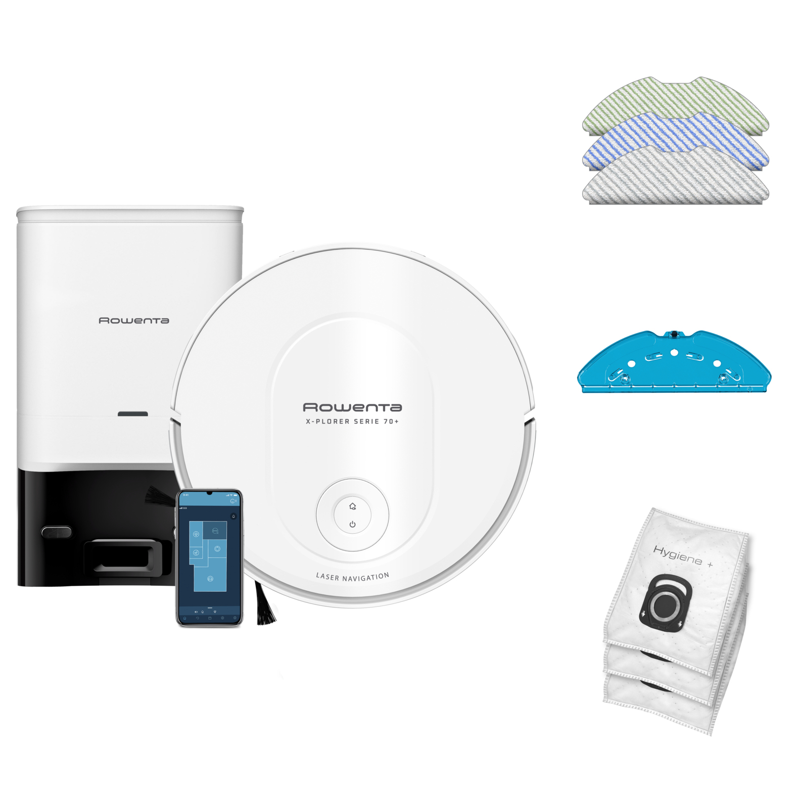 Robotstofzuiger ROWENTA RR8497WH X-Plorer Serie 70+