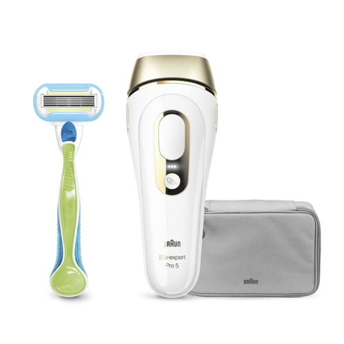 Braun Silk-expert Pro PL 5014 Lumière pulsée Blanc, Or