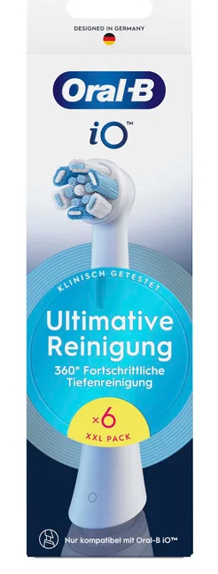 Opzetborstel ORAL-B 209325 iO / Ultimate / wit / 6 stuks