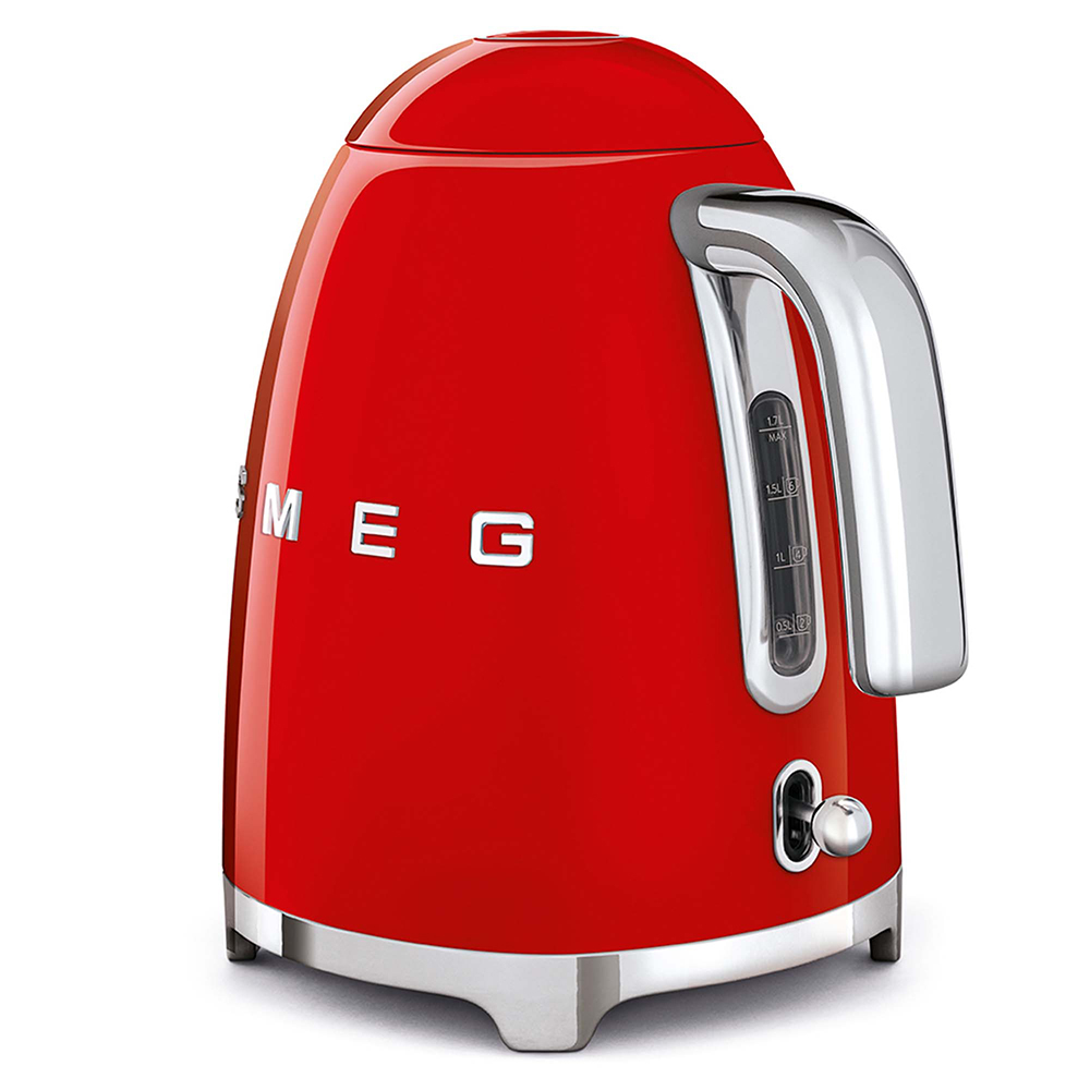 Smeg bouilloire 1,7 rouge KLF03RDEU