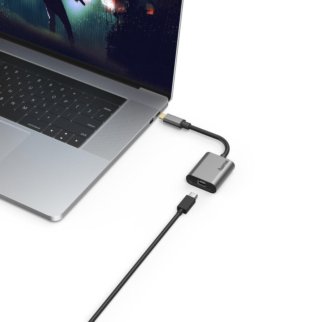 Hama Adaptateur 6 en 1, Connect2Go, USB-C, Mini-DisplayPort, HDMI?, VGA