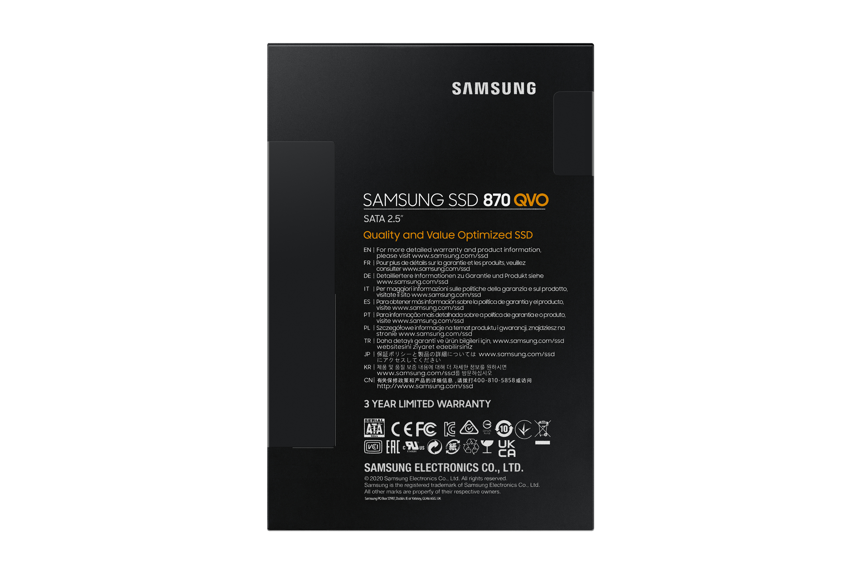 Samsung ssd 870 qvo 2,5" 2TO