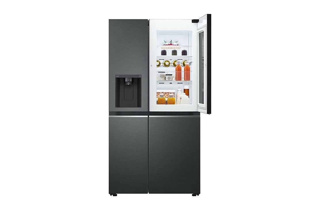 LG InstaView GSXV81MCLE frigo américain Pose libre 635 L E Noir