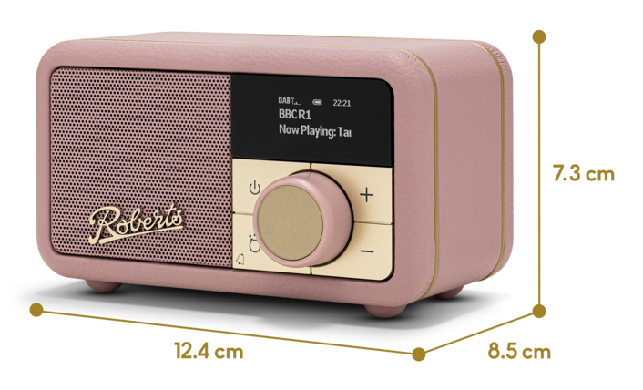 DAB+ radio ROBERTS Revival Petite 2 dusty pink