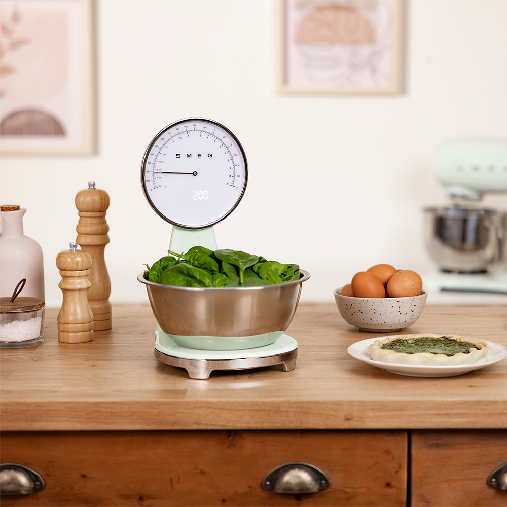 Keukenweegschaal SMEG KSF01PGWW  / pastelgroen