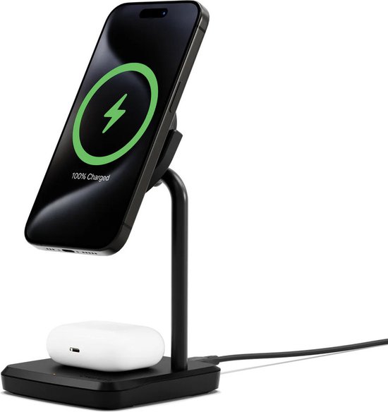 Cygnett Qi2 2 in 1 Wireless Chargebase Magsafe Black
