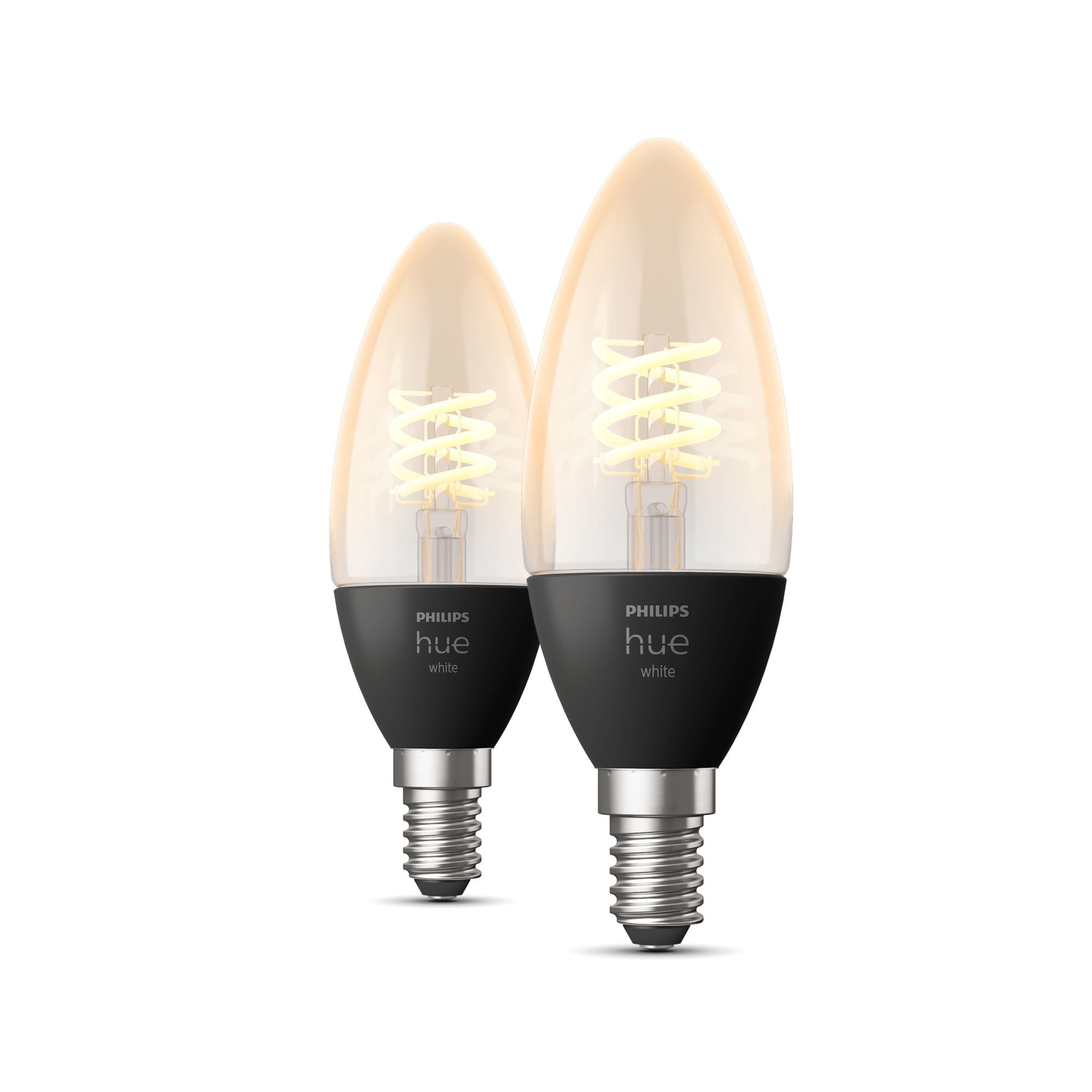 Lamp PHILIPS HUE Filament White E14 2pcs