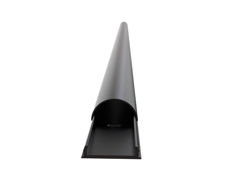 M Universal Cable Cover Black 33mmW - 1600mm L