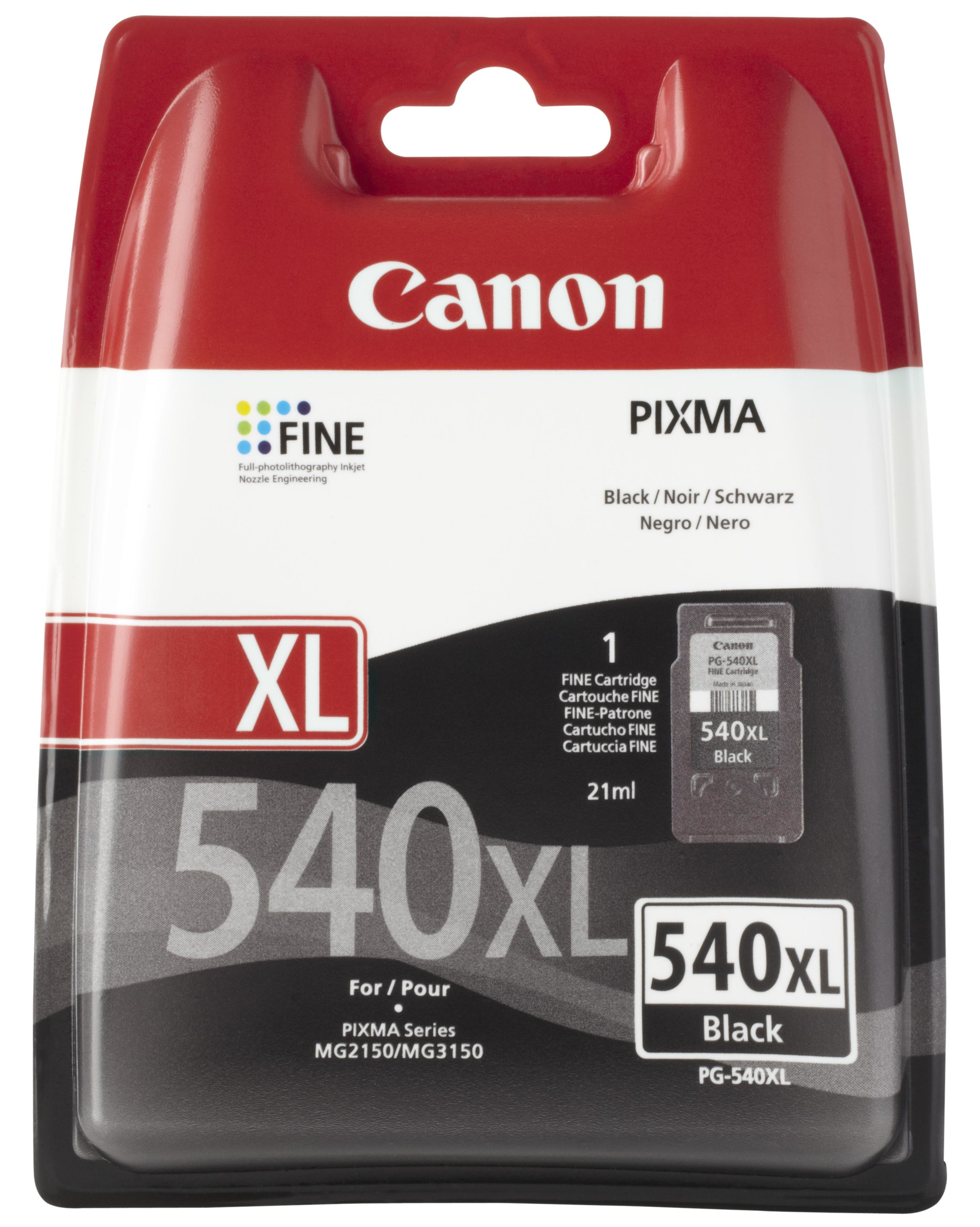 Canon PG-540 XL cartouche d'encre 1 pièce(s) Original Rendement élevé (XL) Photo noire