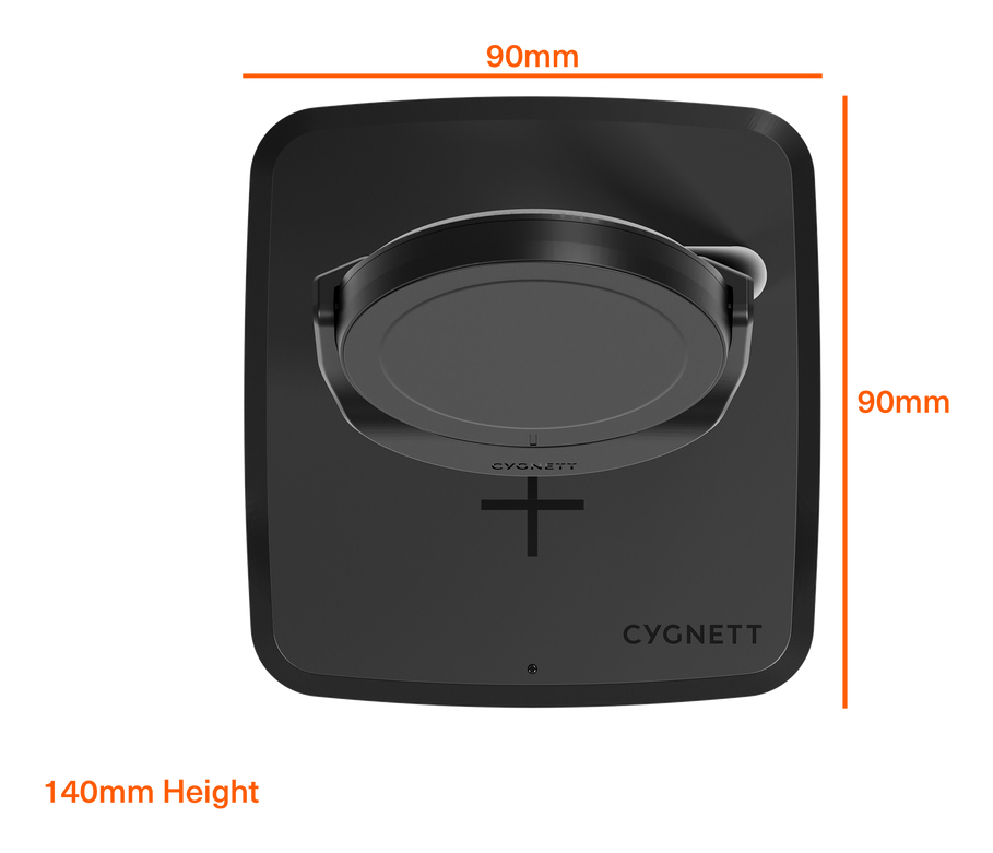 Cygnett Qi2 2 in 1 Chargebase Black