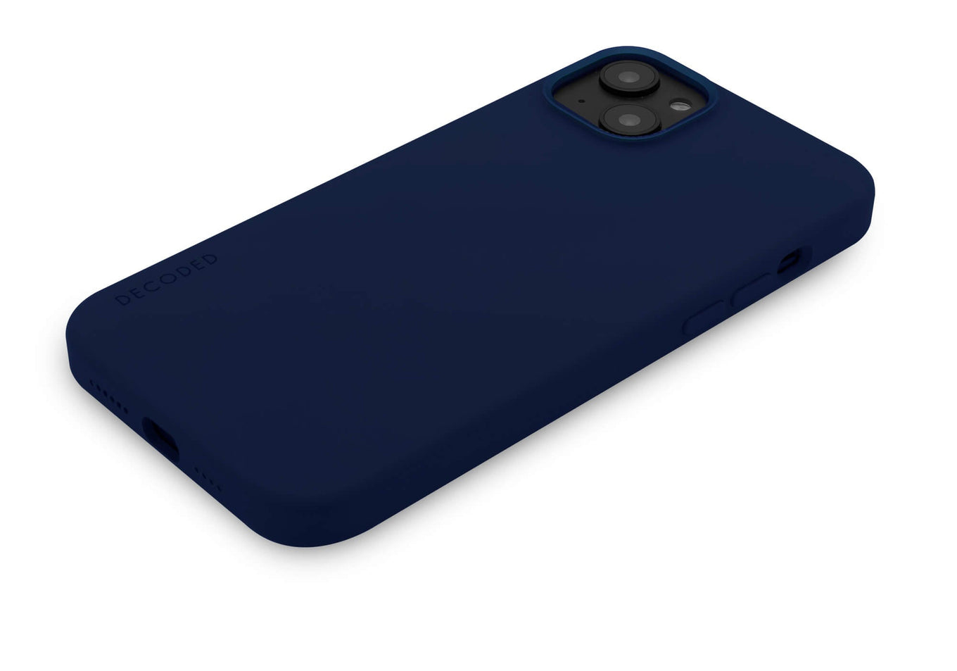 Tas DECODED Silicone Backcover iPhone 14 Plus Navy Peony
