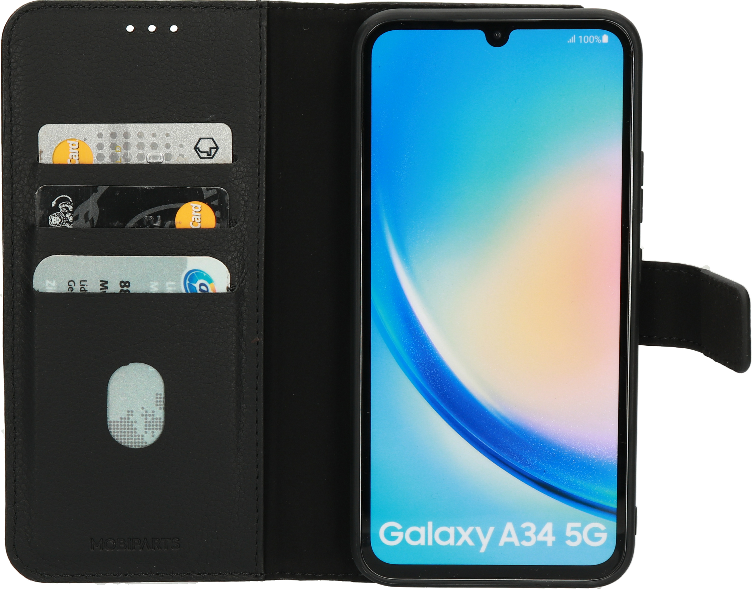 Mobiparts Leather 2 in 1 Wallet Case Samsung Galaxy A34 Black