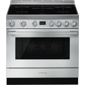 Fornuis inductie Smeg Portofino inox / 90x60 / 5 zones
