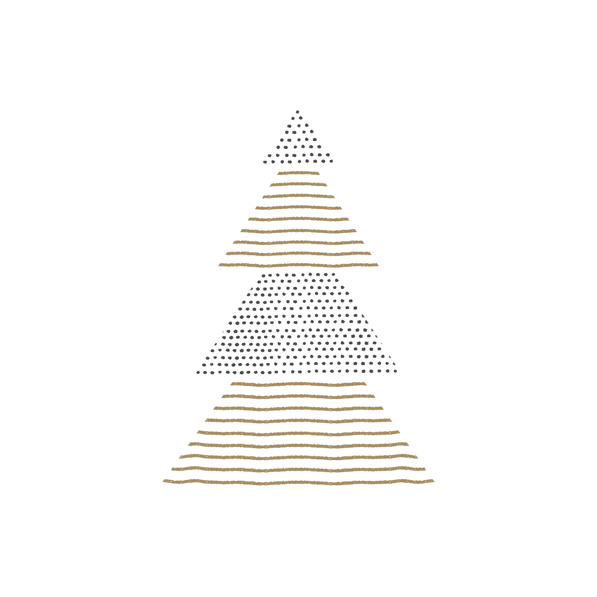 Papieren servetten PPD 333002437 Pure Christmas WH / 33x33cm