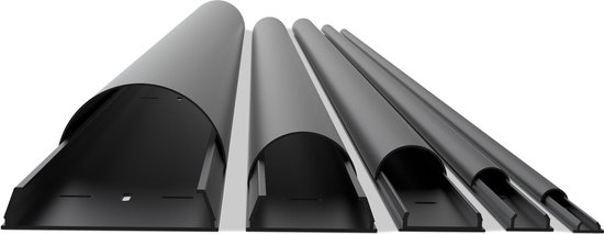 M Universal Cable Cover Black 33mmW - 1600mm L