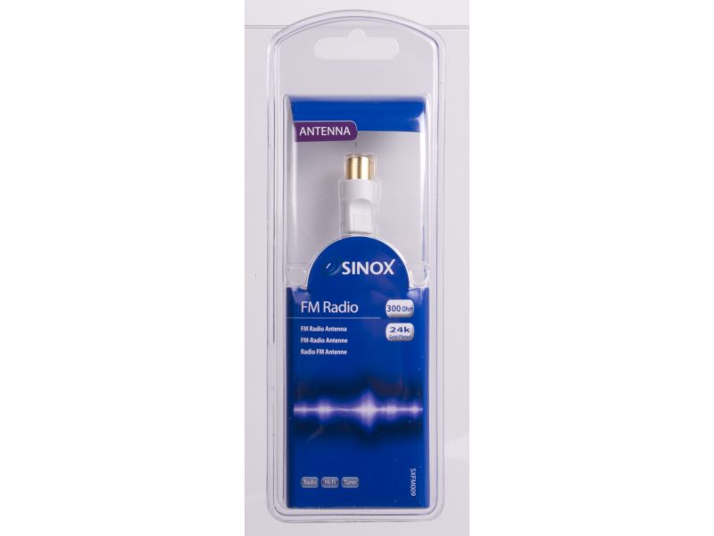 Sinox Plus FM lint antenne 300Ohm met Coax (F) SXFM009