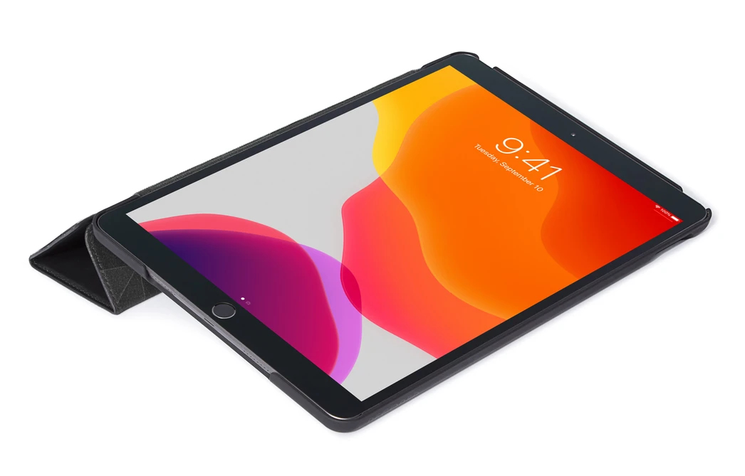 Decoded iPad 10,2", leather slim cover, noir